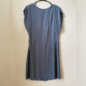 MADEWELL periwinkle crinkle dress NWOT